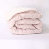 Cumpara ieftin Pilota De Iarna Sherpa Roz Cu Blanita , Moale Si Confort Absolut 150X210 Cm