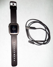 Ceas Smartwatch Pebble Time, negru. foto