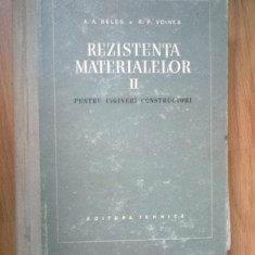 n3 REZISTENTA MATERIALELOR - A.A.BELES , R.P.VOINEA VOL. 2