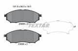 Set placute frana TEXTAR 2369801