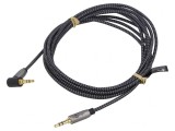 Cablu Audio Jack 3,5mm 3pin &icirc;n Unghi 3m, Goobay
