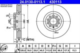 Disc frana ATE 24.0130-0113.1