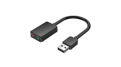 Vention CDYB0 K&amp;uuml;lső hangk&amp;aacute;rtya USB 2.0, 2 portos 0.15m foto