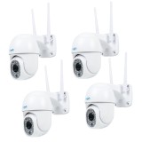 Kit 4 camere supraveghere WiFi PTZ PNI IP440 4MP cu zoom digital