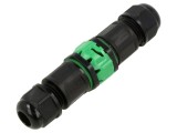 Conector Alimentare AC IP68 cu Şurub Negru SHENZHEN GREENWAY M682C.3P.5-9MM
