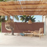 Cumpara ieftin Copertină laterală retractabilă de terasă, maro, 140x600 cm