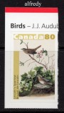 CANADA 2004, Fauna, Pasari, Audubon, neuzat, MNH