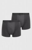 Cumpara ieftin Levi&#039;s boxeri (2-pack) barbati, culoarea gri