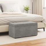 vidaXL Taburet Gri deschis 81 x 41 x 40 cm Catifea și lemn stratificat 876780