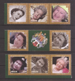 Gibraltar 2012-Regina Elisabeta a II-a-O viață in serviciu, serie cu viniete,MNH