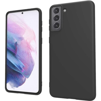 Husa Samsung S21 g991 5G Silicon Matte Negru foto