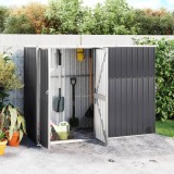 Gossi sopron de gradina, antracit, 225x89x161 cm, otel galvanizat