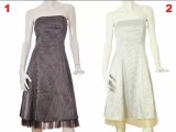 Rochie Midi Eleganta Satin si Tul, Talie Accentuata, Corsaj, Ocazie, Marime M/42, Negru/Alb