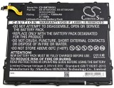 3,8V-7300MAH ACUMULATOR LI-POLYMER PT. TABLETA SAMSUNG COM