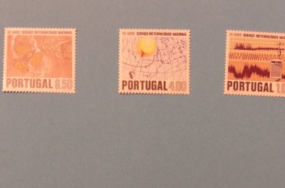 PORTUGALIA 1971 METEO SERVICE - SERIE COMPLETĂ NEŞTAMPILATĂ MNH foto