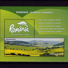 RO 2010 LP 1874 "Romania-Gradina Carpatilor" , colita 473 , MNH