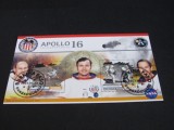 Apollo16, Prima Misiune Cu Echipaj NASA . Bloc filatelic Burkina Faso 2023, Spatiu, Stampilat