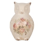 Cumpara ieftin Figurina Bufnita multicolora ceramica 11x10x17 cm