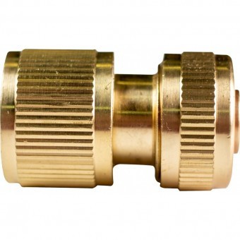 Conector cu stop Topgarden 400403, dimensiune 1/2, din alama foto