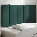 Cumpara ieftin Pernă tăblie de pat, verde, 80 cm, catifea