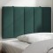 vidaXL Pernă tăblie de pat, Hanko, verde, 80 cm, catifea 374646