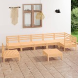 vidaXL Set mobilier de grădină, 8 piese, lemn masiv de pin 3082742