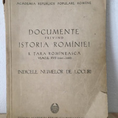 Ion Donat, S. Caracas, N. Ghinea, M. Kandel - Documente privind Istoria Rominiei. B. Tara Romineasca Veacul XVII (1601-1625). Indicele Numerelor de Lo