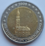 Germania 2 euro 2008 UNC - Bundeslaender &ndash; State of Hamburg - km 261 - E001, Europa