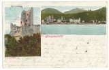 GER 43 - KONIGSWINTER, Litho, Germany - old postcard - used - 1901