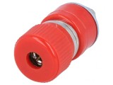 Soclu Banană 4mm Roșu 30A 60VDC
