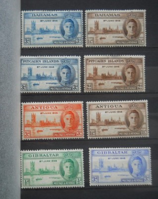 CV2 1946 SERII COLONII BRITANICE PACEA foto