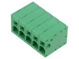 Regletă de conexiuni pt.PCB drept 10mm piste: 5 pentru PCB