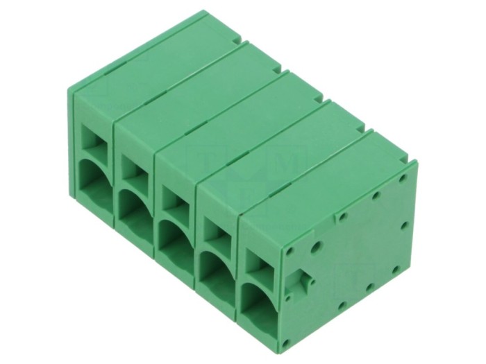 Conector regletă PCB 5 piste 10mm
