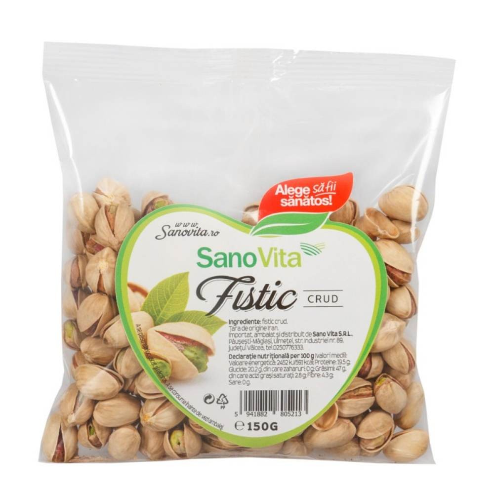 Fistic Crud Sano Vita, 150 g, Fistic Proaspat, Fistic la Punga, Fistic ...