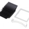 Radiator extrudat cu aripioare BGA negru 42.5mm
