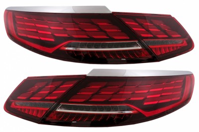 Stopuri Full LED compatibil cu Mercedes S-Class Coupe C217 Cabrio A217 (2015-2017) Facelift S63 S65 Design TLMBC217NL foto