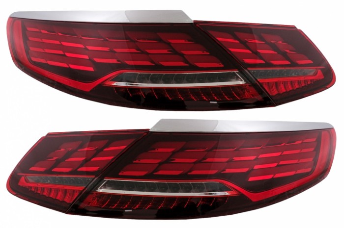 Stopuri Full LED compatibil cu Mercedes S-Class Coupe C217 Cabrio A217 (2015-2017) Facelift S63 S65 Design TLMBC217NL