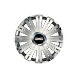 Set 4 Capace Roti potrivite jantelor de 16 inch, pentru Dacia Nou, model Active Crom