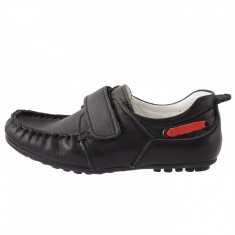 Pantofi copii, din piele naturala, Hobby bimbo, 0-1-1, negru foto