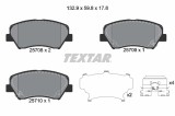 TEXTAR 2570801 Q+ set placute frana,frana disc