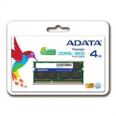 Memorie laptop ADATA 4GB DDR3 1600MHz CL11 Retail foto