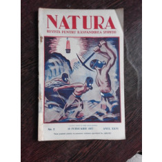 REVISTA NATURA NR.2/1937