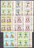 ROMANIA 1968 LP 680 OLIMPIADA MEXIC BLOCURI DE 4 TIMBRE STARE MNH, Nestampilat