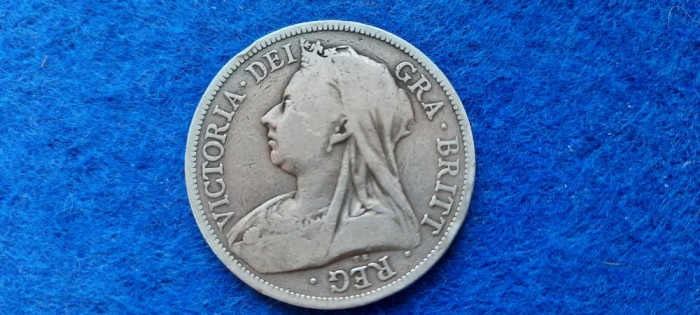 ANGLIA HALF CROWN 1893 VICTORIA