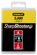 Stanley 1-TRA205T Capse standard 8 mm / 5/16&amp;quot; 1000 buc. tip a 5/53/530 foto