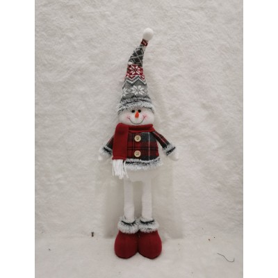 Figurina Craciun, Flippy, Om de Zapada, Picioare Telescopice, Inaltime Reglabila 44-54cm foto
