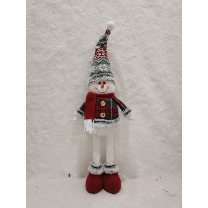 Figurina Craciun, Flippy, Om de Zapada, Picioare Telescopice, Inaltime Reglabila 44-54cm