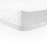 Cearceaf de pat cu elastic Heinner Home, 90x200 cm, bumbac, alb