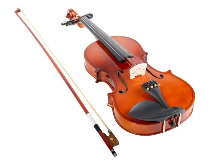 Vioara clasica din lemn pentru incepatori 1/4,toc inclus