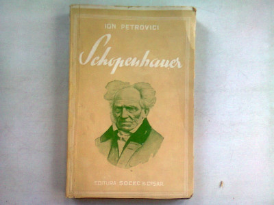 SCHOPENHAUER - ION PETROVICI foto